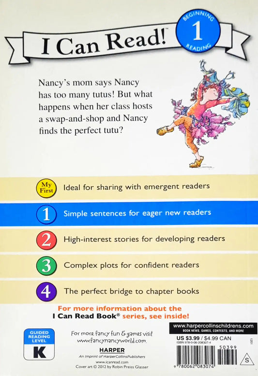 Fancy Nancy: Too Many Tutus : I Can Read Level 1 (P)