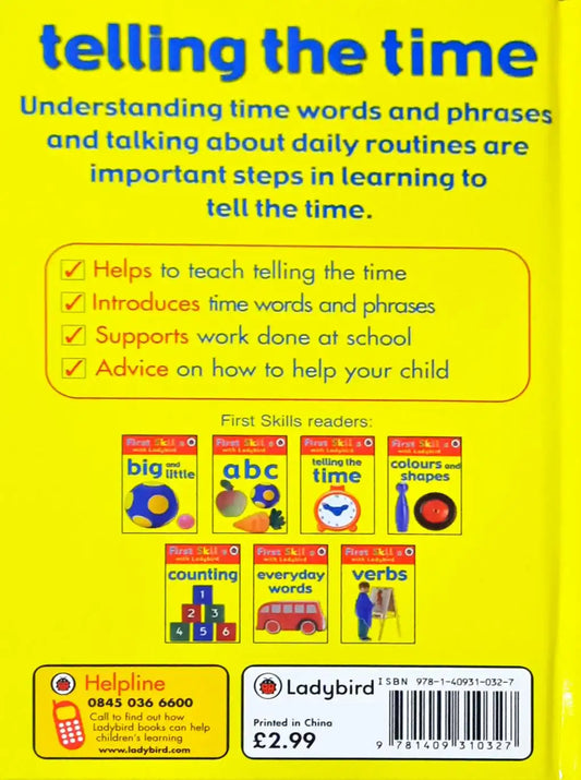 First Skills with Ladybird : Telling the Time