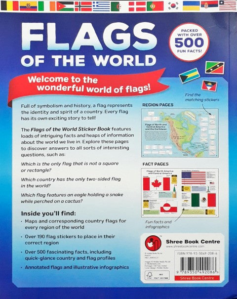 flags of the world pop up book