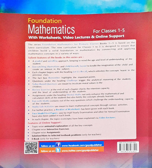 Foundation Mathematics For ICSE School Book 5 (P)