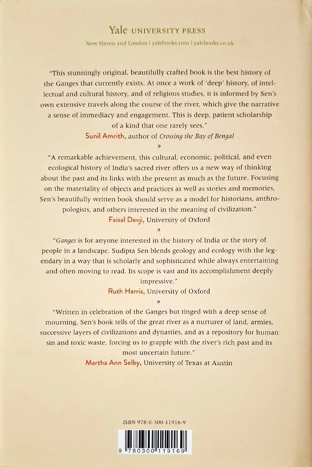 Ganges : The Many Pasts of an Indian River | Hardcover