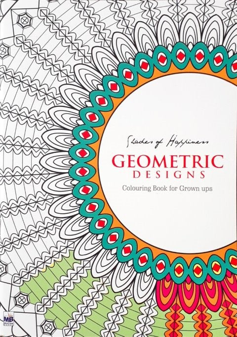 Geometric Designs - Colouring Book For Grown Ups