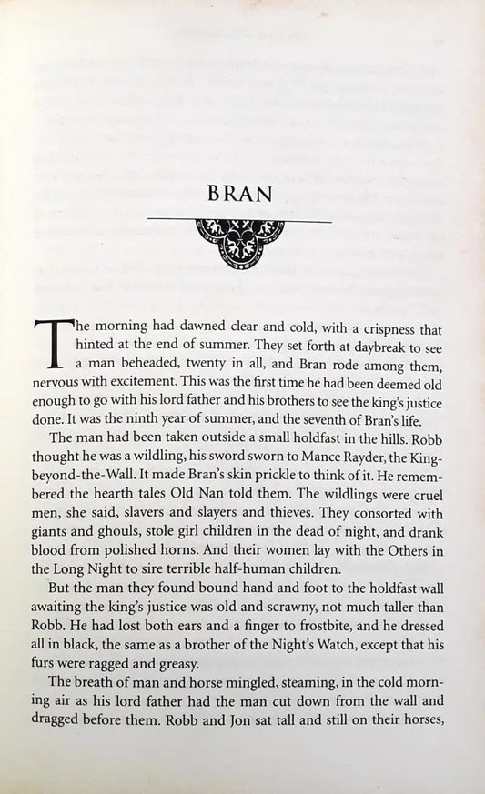 A Song of Ice and Fire #1 : A Game of Thrones