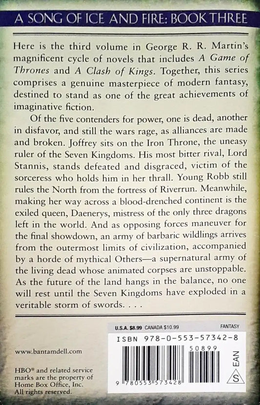 A Song of Ice and Fire #3 : A Storm of Swords (P)