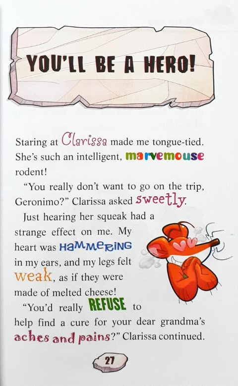 Geronimo Stilton Cavemice #3 Help I'm In Hot Lava