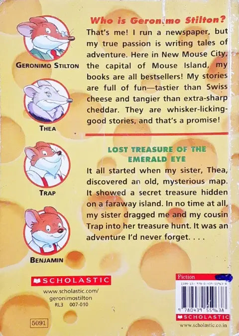 Geronimo Stilton #1 : Lost Treasure Of The Emerald Eye (P)