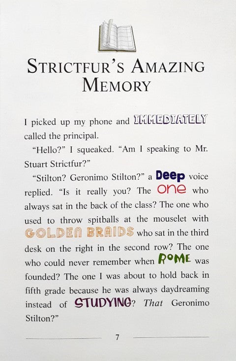 Geronimo Stilton Special Edition The Hunt For The Colosseum Ghost