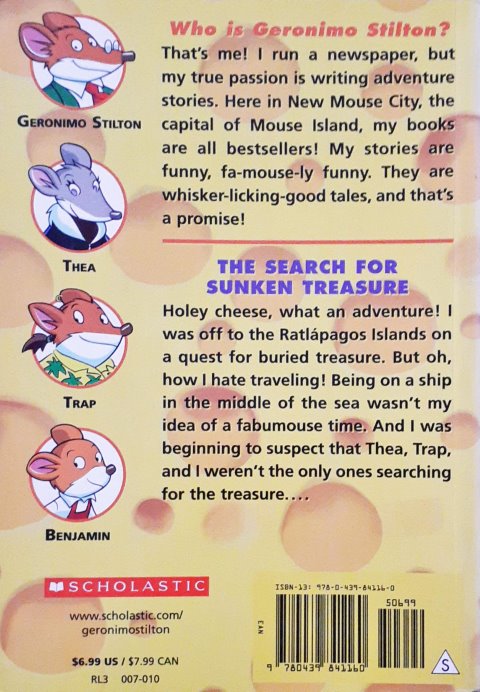 Geronimo Stilton The Search For Sunken Treasure (P)