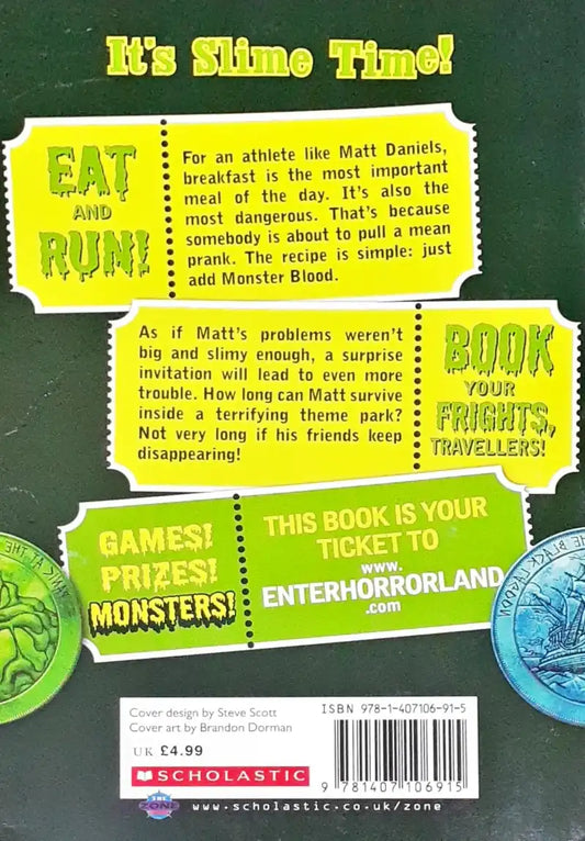 Goosebumps Horrorland #3 : Monster Blood For Breakfast (P)