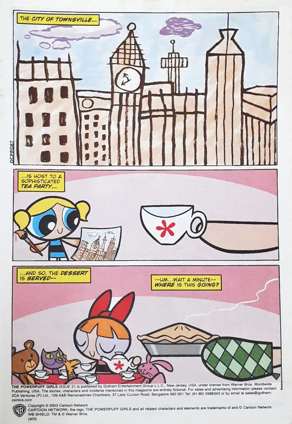 Gotham Comics Cartoon Network The Powerpuff Girls 21 Messing You