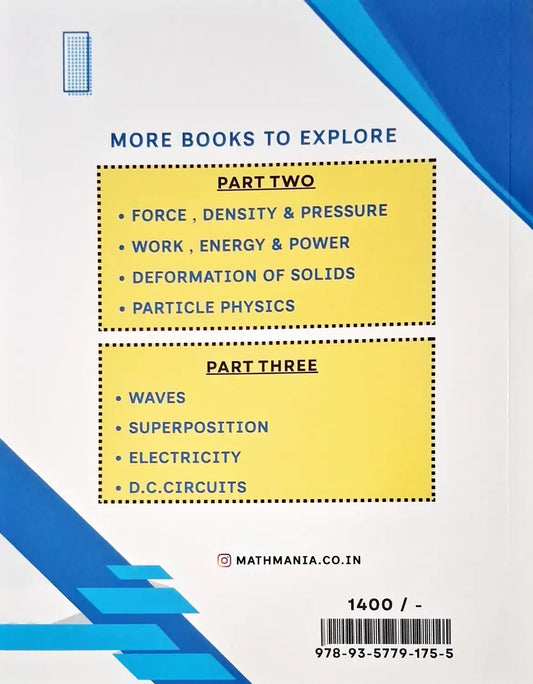 IGCSE AS Level Physics Practice Workbook Part One | Grade 11