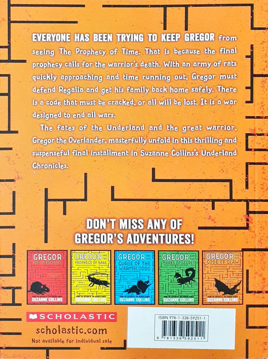 Underland Chronicles #5 : Gregor and the Code of Claw