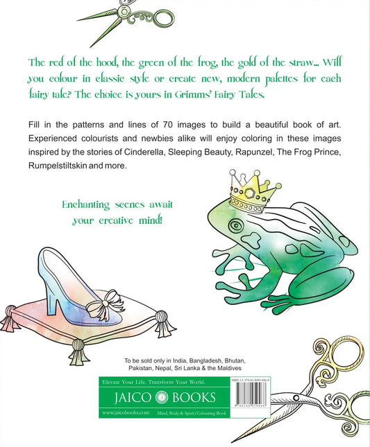 Grimms’ Fairy Tales : A Colouring Book For Creativity