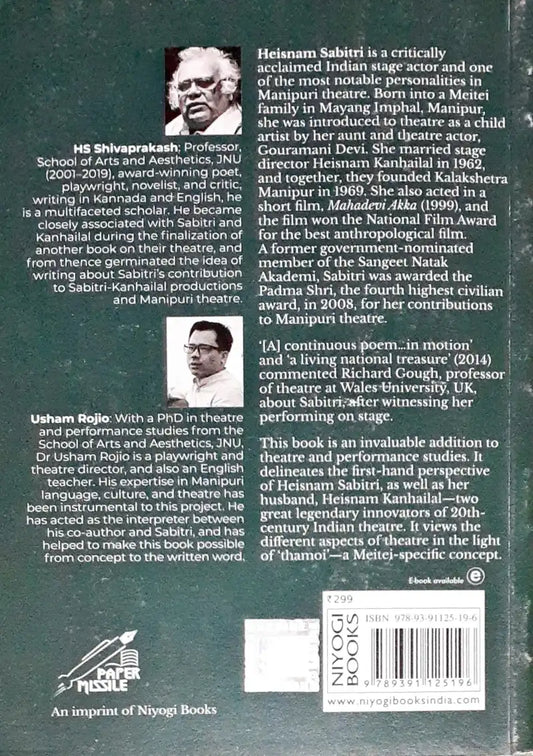 Pioneers Of Modern India Heisnam Sabitri The Way Of The Thamoi