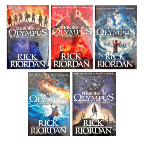 Heroes of Olympus Complete Collection Box Set Of 5 Books