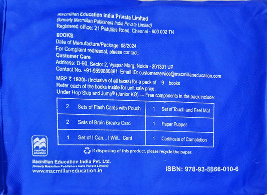 Enhanced Hop Skip and Jump : Junior KG Complete Kit