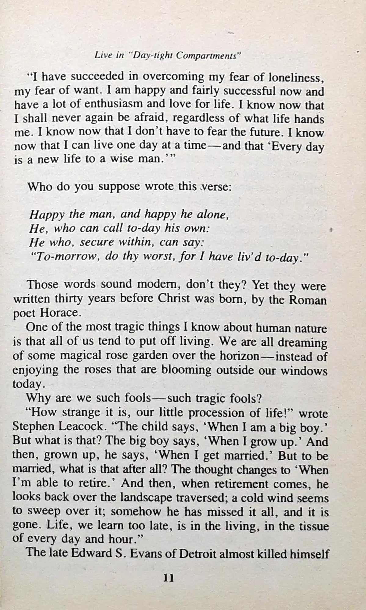 How to Stop Worrying and Start Living (P)