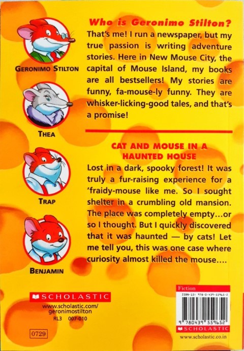 Geronimo Stilton Cat And Mouse In A Haunted House (P)