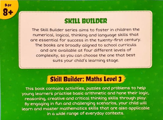 Skill Builder Maths Level 3 My Fun Activity Book Over 50 Activities