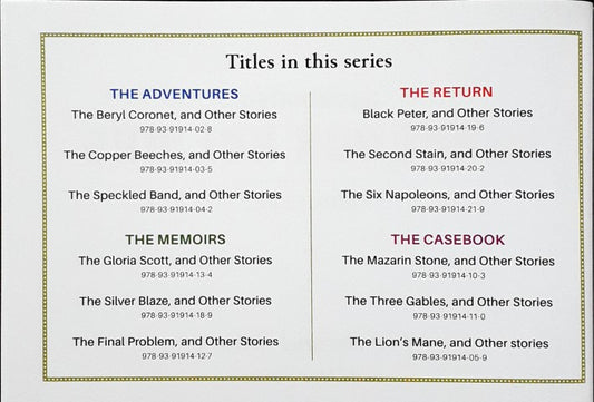 Sherlock Holmes The Return The Second Stain And Other Stories 3 in 1