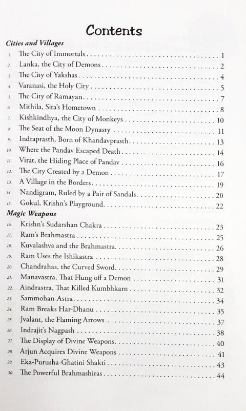 The City Of Immortals And Other Stories - Indian Mythology Timeless Fables