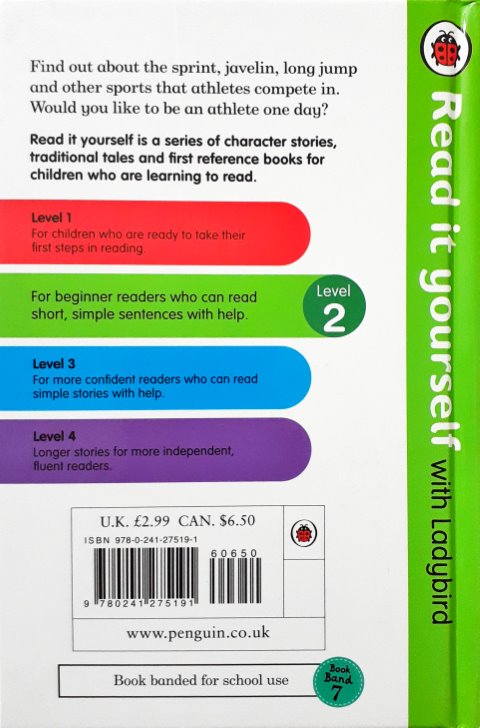 Read It Yourself With Ladybird Level 2 I Am An Athlete