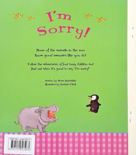 I'm Sorry A Mind Your Manners Storybook