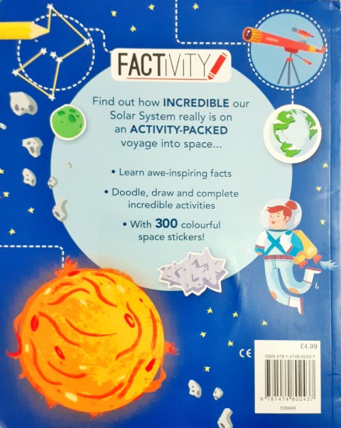 Incredible Space Sticker Activity