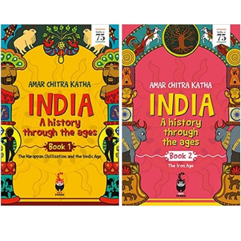 India A History Through The Ages Set of 2 Books The Harappan Civilisation And The Vedic Age And The Iron Age