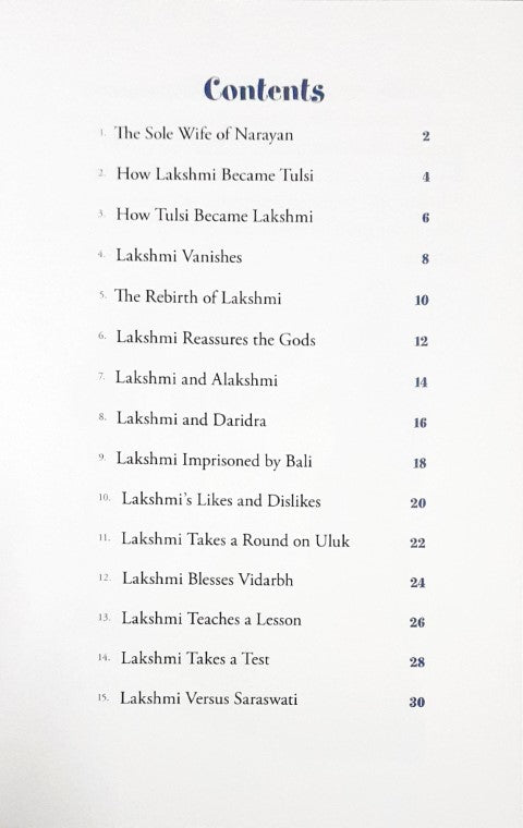 Lakshmi Teaches A Lesson And Other Stories - Indian Mythology