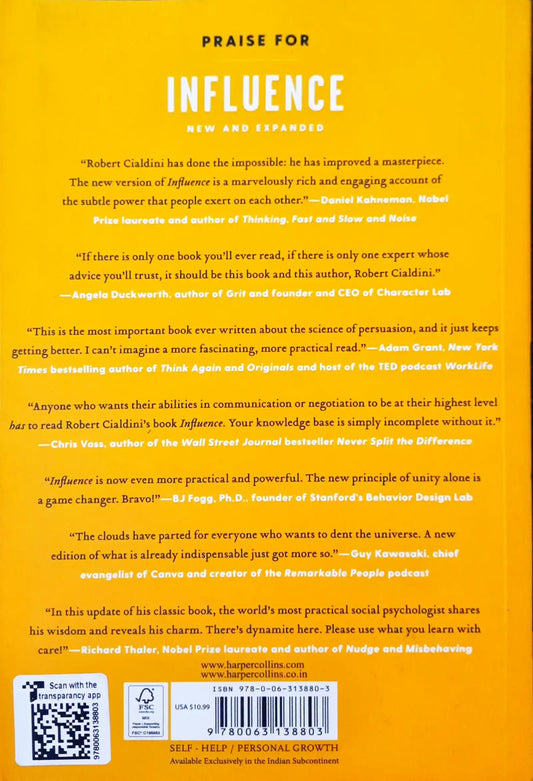 Influence: The Psychology of Persuasion