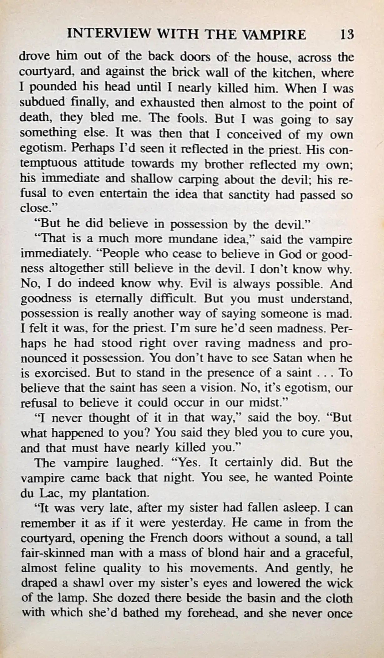 The Vampire Chronicles #1 : Interview with the Vampire (P)