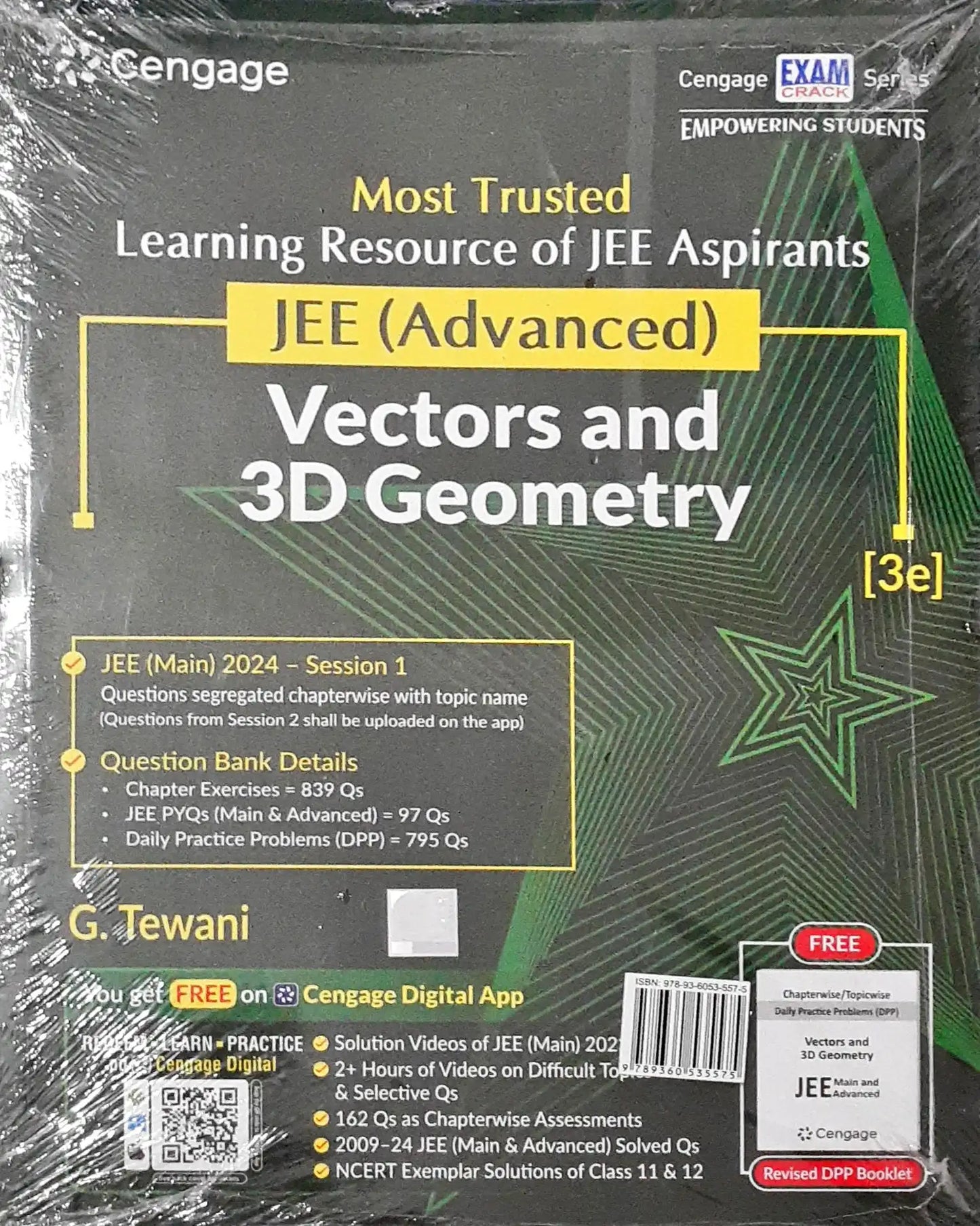 Cengage Exam Crack Series : JEE (Advanced) Vectors and 3D Geometry