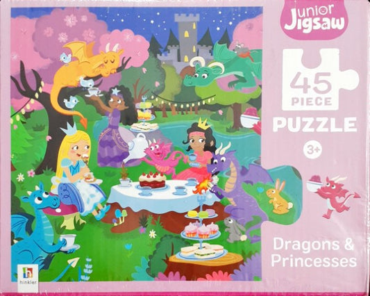Junior Jigsaw Puzzle Dragons & Princesses 45 Pieces