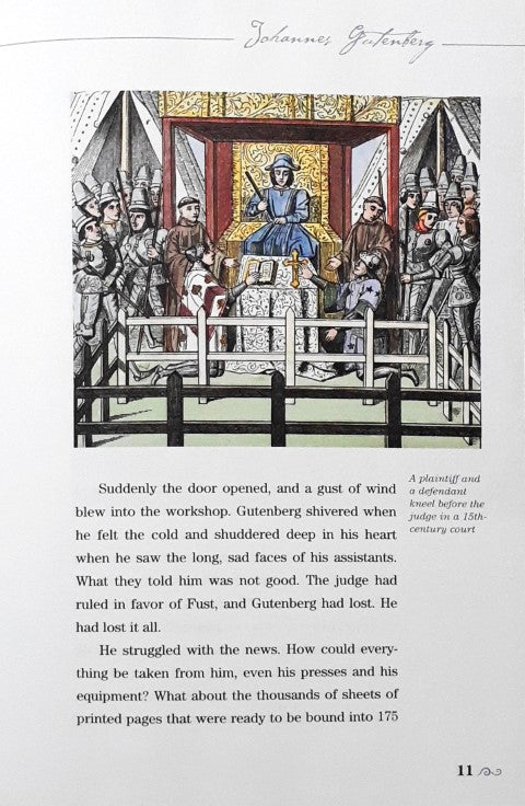 Johannes Gutenberg Inventor of the Printing Press Signature Lives