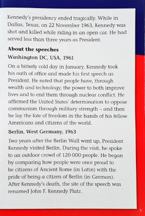 John F Kennedy The World is Very Different Now Speeches From His Presidency