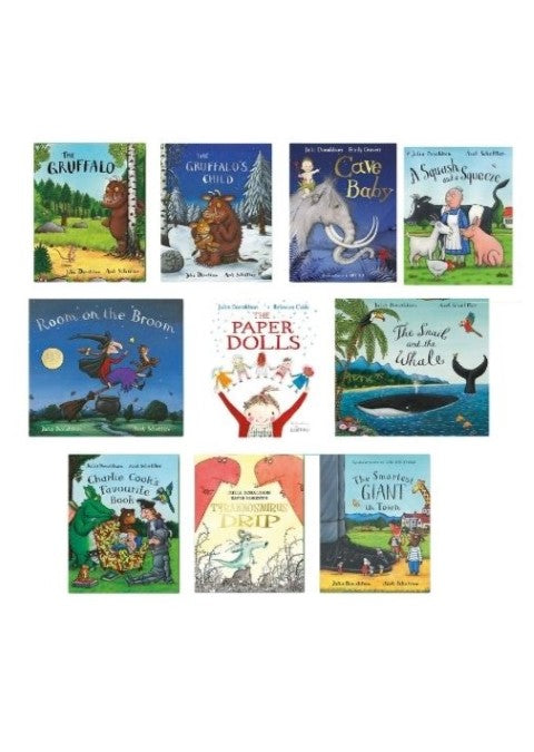 Julia Donaldson 10 Book Collection 2020 Ziplock Books And You