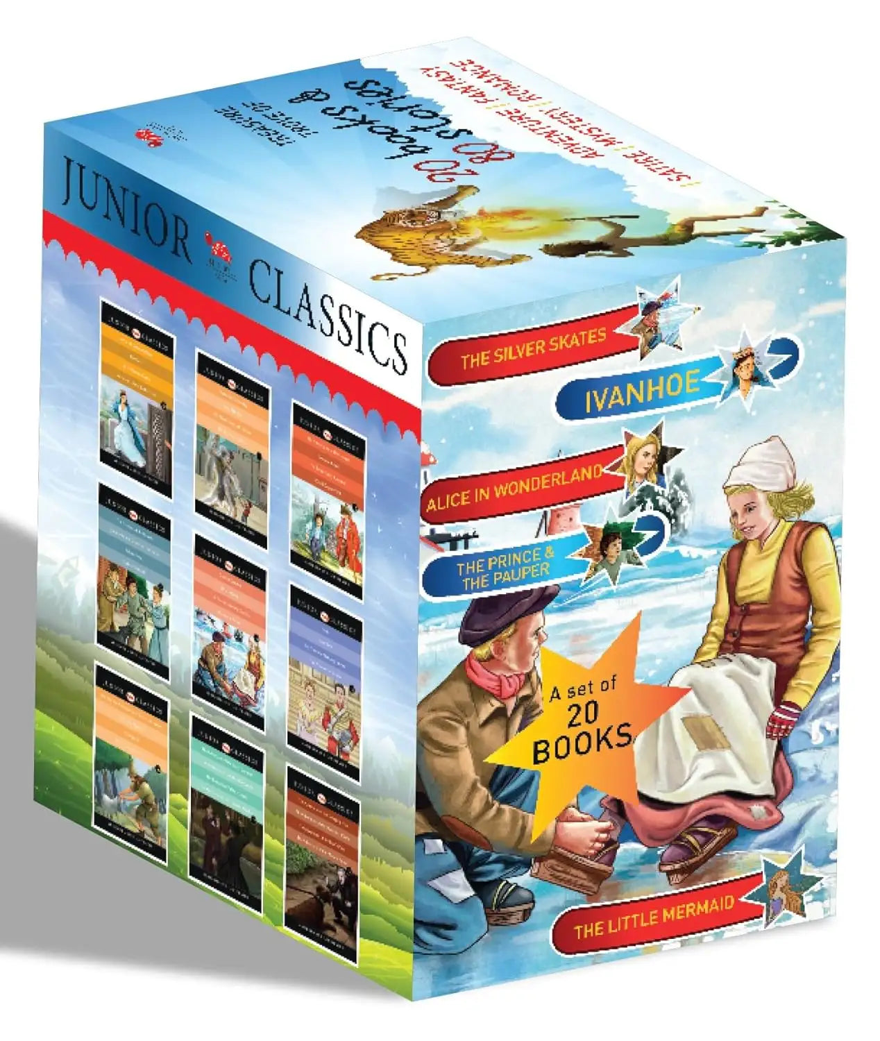 Junior Classics Box Set : Treasure Trove of 20 Books and 80 Stories