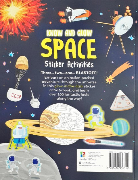 Know and Glow Space Sticker Activities