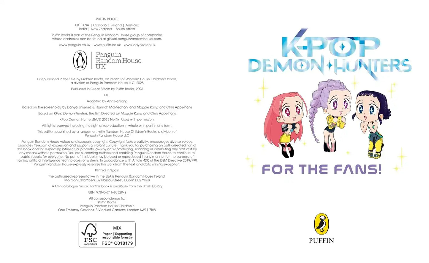 KPop Demon Hunters : For the Fans! | Hardcover