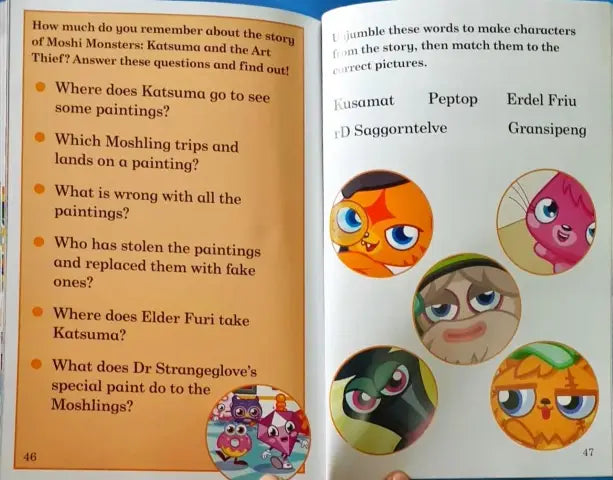 Read It Yourself With Ladybird Level 4 Moshi Monsters Katsuma And The Art Thief (P)
