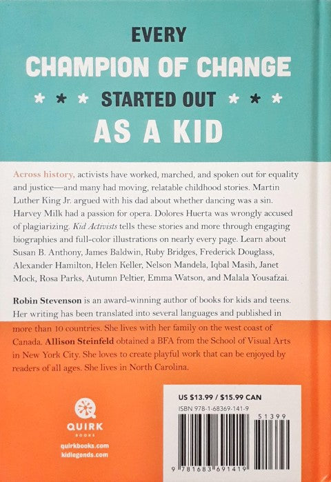 Kid Activists True Tales of Childhood From Champions of Change