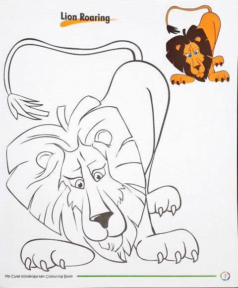 My Cute KinderGarten Colouring Book