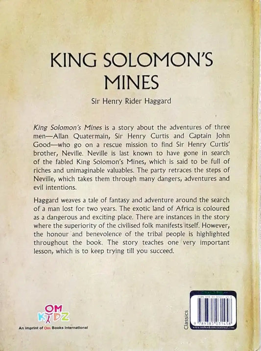 Om Illustrated Classics King Solomon's Mines (HC) (P)