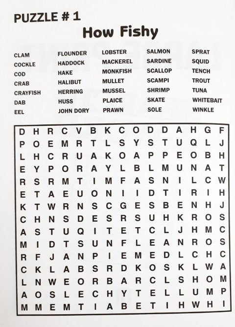 Large Print Search A Word (Green)