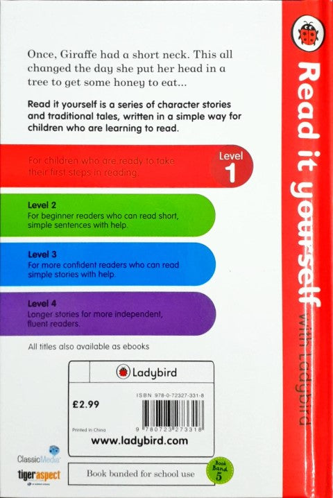 Read It Yourself With Ladybird Level 1 Tinga Tinga Tales Why Giraffe Has A Long Neck