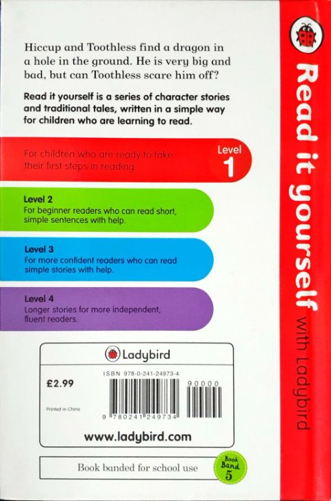 Read It Yourself With Ladybird Level 1 Dragons Riders Of Berk The Underground Dragon