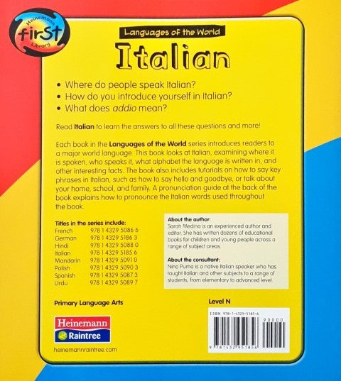 Languages Of The World Italian