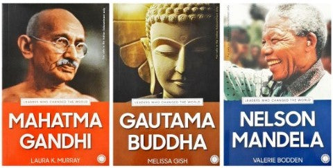 Leaders Who Changed The World Set of 6 Books Mother Teresa Dalai Lama Martin Luther King Jr Mahatma Gandhi Gautama Buddha Nelson Mandela