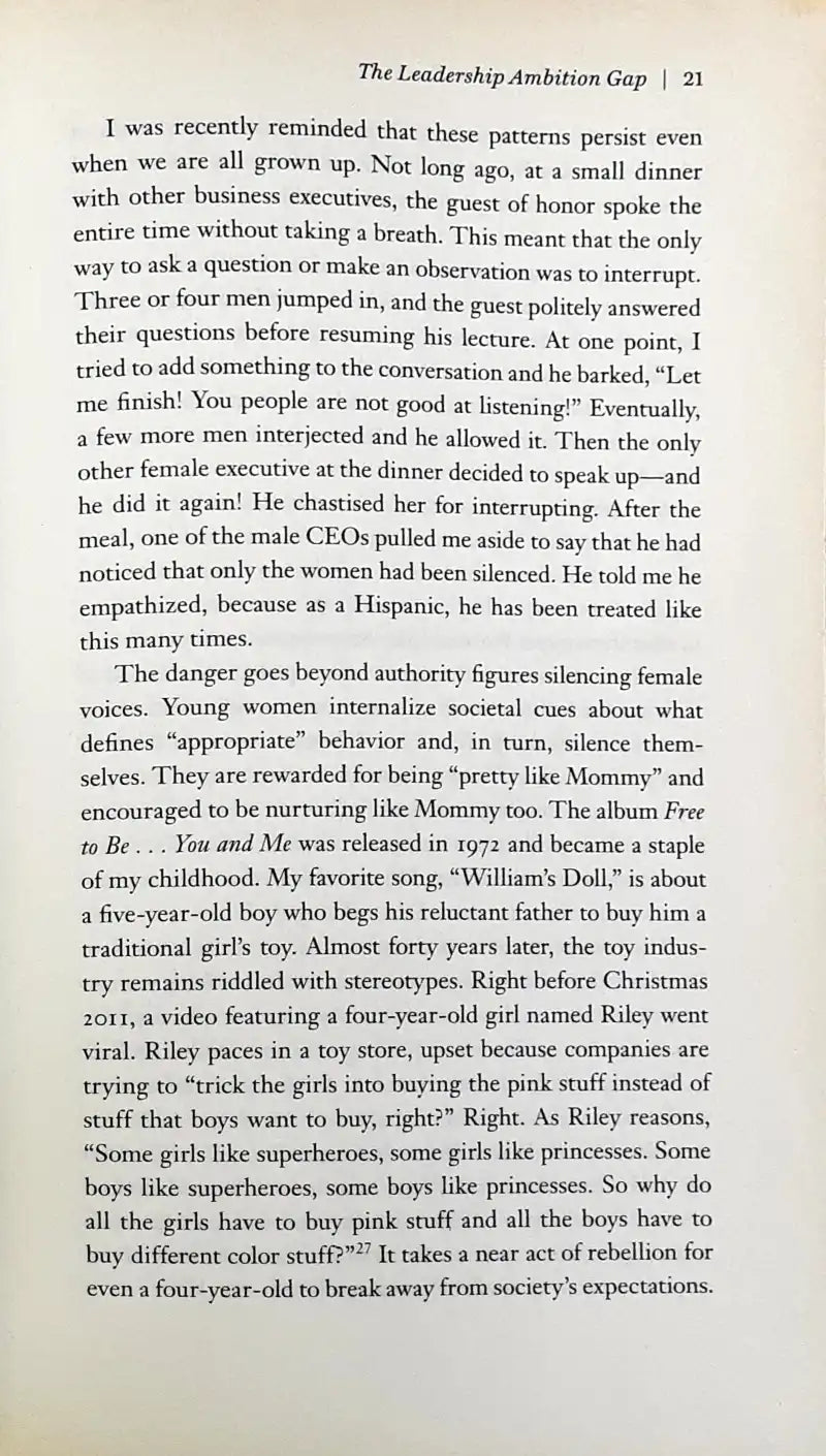 Lean In Women, Work, and the Will to Lead (P)